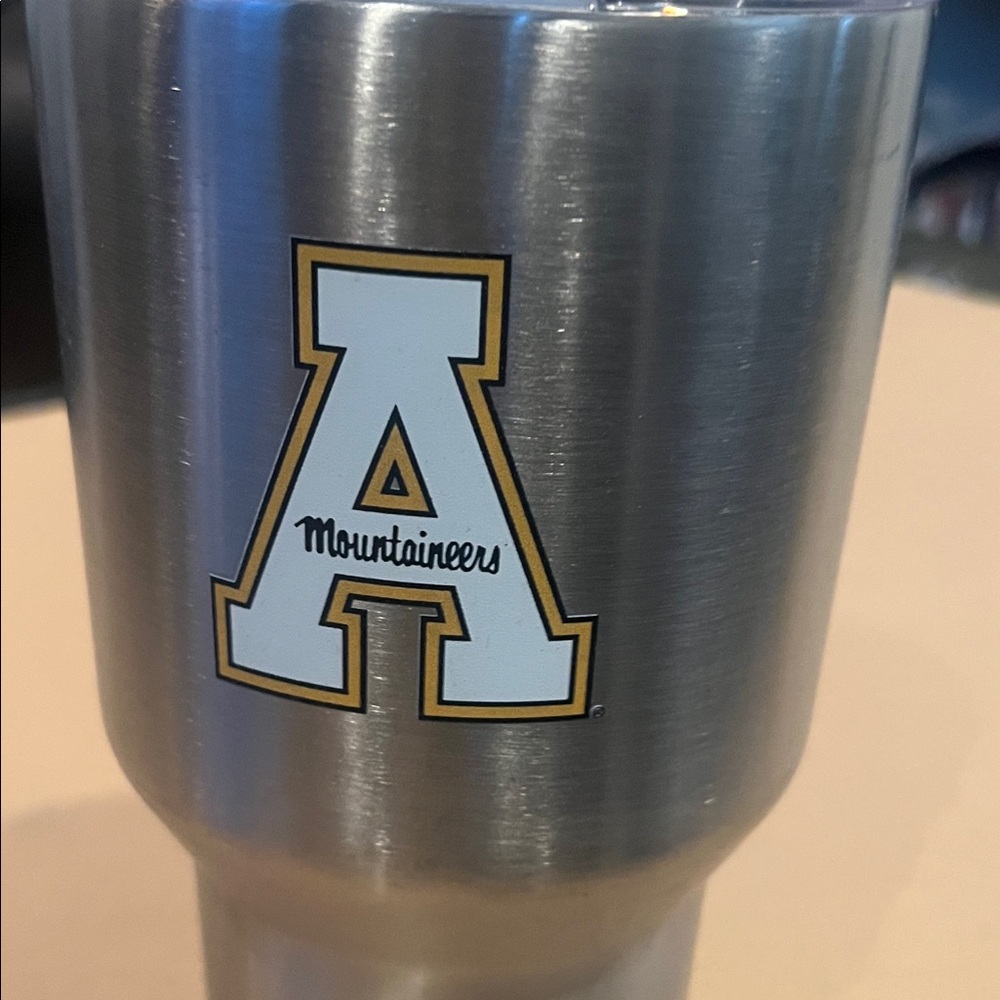 Stainless Steel Tumbler with Mountaineers Logo